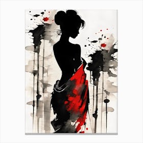 Japanese Woman 1 Canvas Print