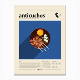 Anticuchos Canvas Print