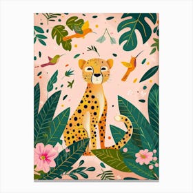 Cheetah In The Jungle 8 Canvas Print