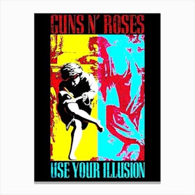Guns N Roses Use Your Illusion Canvas Print