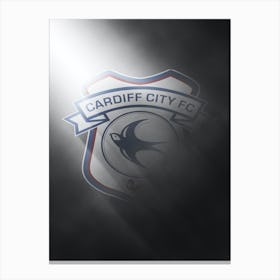 Cardiff City Football Poster Canvas Print