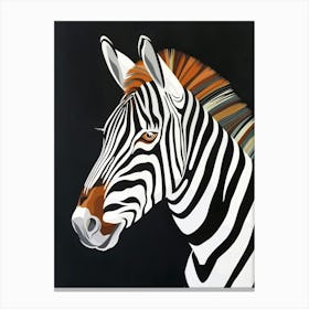 Zebra 25 Canvas Print