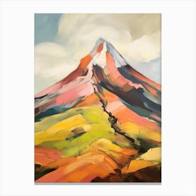 Cotopaxi Ecuador 1 Mountain Painting Canvas Print