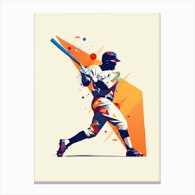 Baseball Player 2 Canvas Print