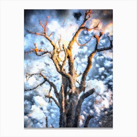 Dead Tree In The Sky 1 Canvas Print