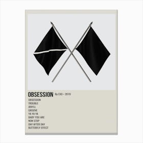 Obsession By Exo 2019 Poster Decor 1 Canvas Print