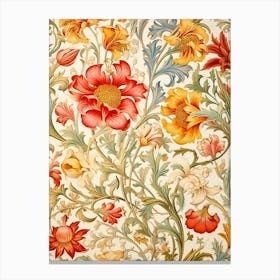 Floral Wallpaper Pattern 19 Canvas Print