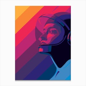 Astronaut'S Head Canvas Print