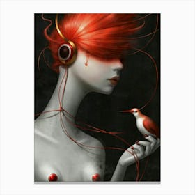 Red Haired Woman 1 Canvas Print
