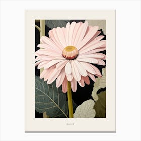 Flower Illustration Daisy 2 Poster Canvas Print