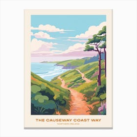 The Causeway Coast Way Northern Ireland Hike Poster Canvas Print