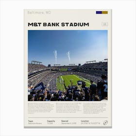 Baltimore Ravens - M&T Bank Stadium Canvas Print