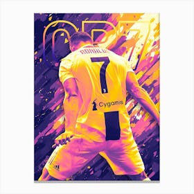 Cristiano Ronaldo 9 Canvas Print