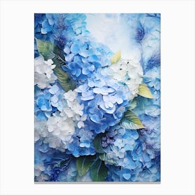 Blue Hydrangea Canvas Print