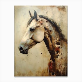 Aged Horse Painting Canvas Print