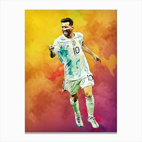 Lionel Messi 2 Canvas Print