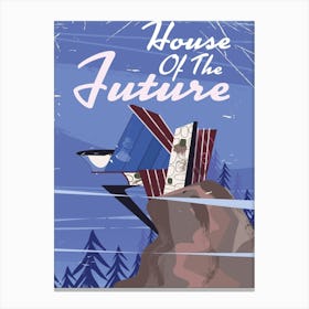 1950s House Of The Future Canvas Print
