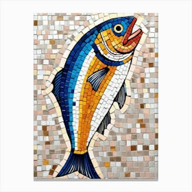 Mosaic Fish Canvas Print