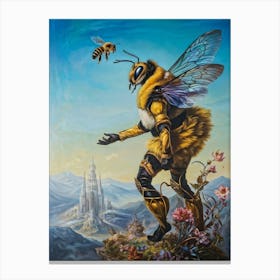 Bees And Castles Canvas Print