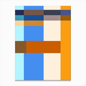 Seasonal Color Block Canvas Print