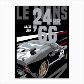 66 Le Mans Gt40 Canvas Print
