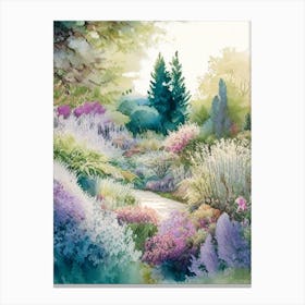 Chanticleer Garden, Usa 1, Pastel Watercolour Canvas Print