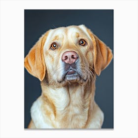 Yellow Labrador Retriever. Generated AI. Art Print Leinwandbild