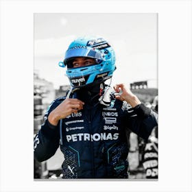 George Russell, Mercedes Amg F1 Canvas Print