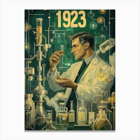 Aihrgdesign A Vintage Medical Poster Celebrating The First Su 1ffc2d3b C2ea 4a6a A9fd 956b11d921e9 2 Canvas Print