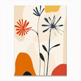 Abstract Flower Canvas Print 5 Canvas Print