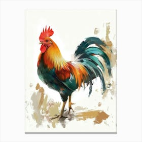 Rooster Painting 1 Canvas Print
