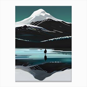 Reflection Of Mountain Canvas Print