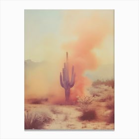 Cactus In The Desert 6 Canvas Print