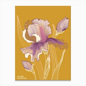 Iris Flower Canvas Print