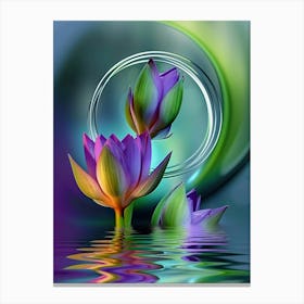 Lotus Flower 179 Canvas Print