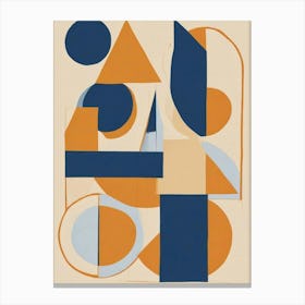 Modern Geometric Shapes Art Print (3) Canvas Print