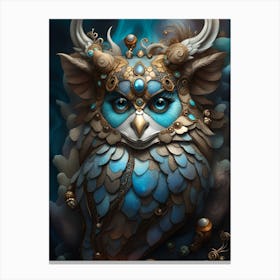 Owl god Canvas Print