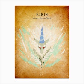 Kirin Vintage Canvas Print