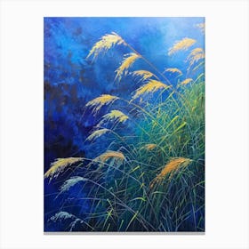 Grass In The Wind Canvas Print