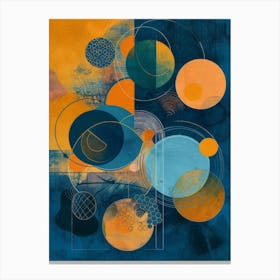 Abstract Circles 62 Canvas Print