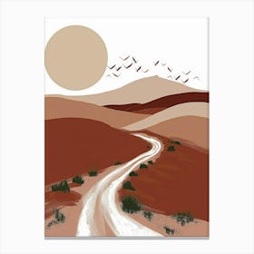 Desert Road 1 Canvas Print