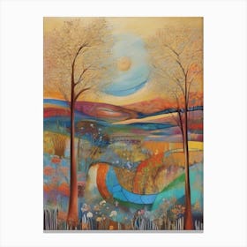 Landscape With Trees 4 Canvas Print