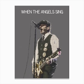 When The Angels Sing Mike Ness Social Distortion Canvas Print