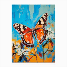 Pop Art Dingy Skipper Butterfly  2 Canvas Print