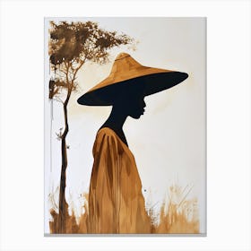 Echoes|The African Woman Series Canvas Print