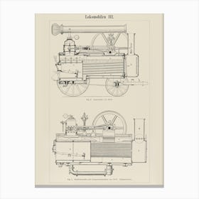 Steam Engine Canvas Print