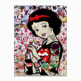 Pop Art Princess Fashion 1 Canvas Print