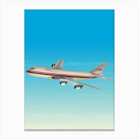 Commercial Airliner Canvas Print