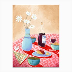 Dinner Still Life Canvas Print