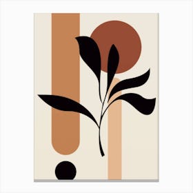 Abstract Of A Plant Canvas Print